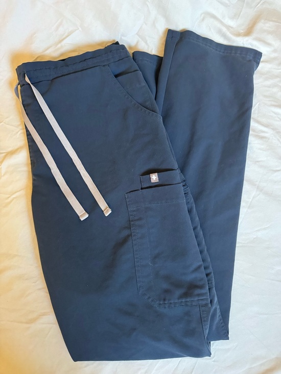 Figs Pants - FIGS - Yola Skinny Scrub Pant Dark Harbour. Size: Medium TALL